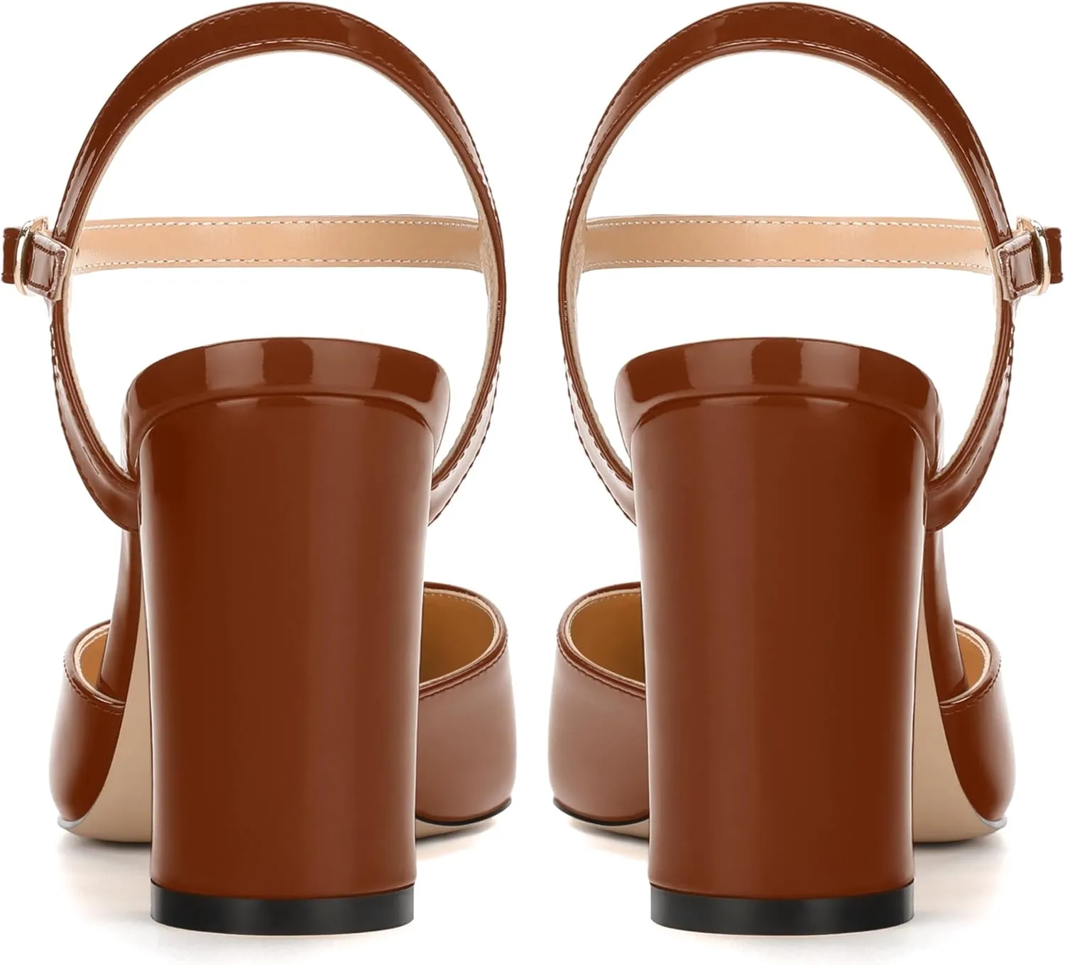 3-Inch Chunky Heels for Women, Round Toe Block High Heels Women's Pumps for Wedding, Party, Dress Shoes