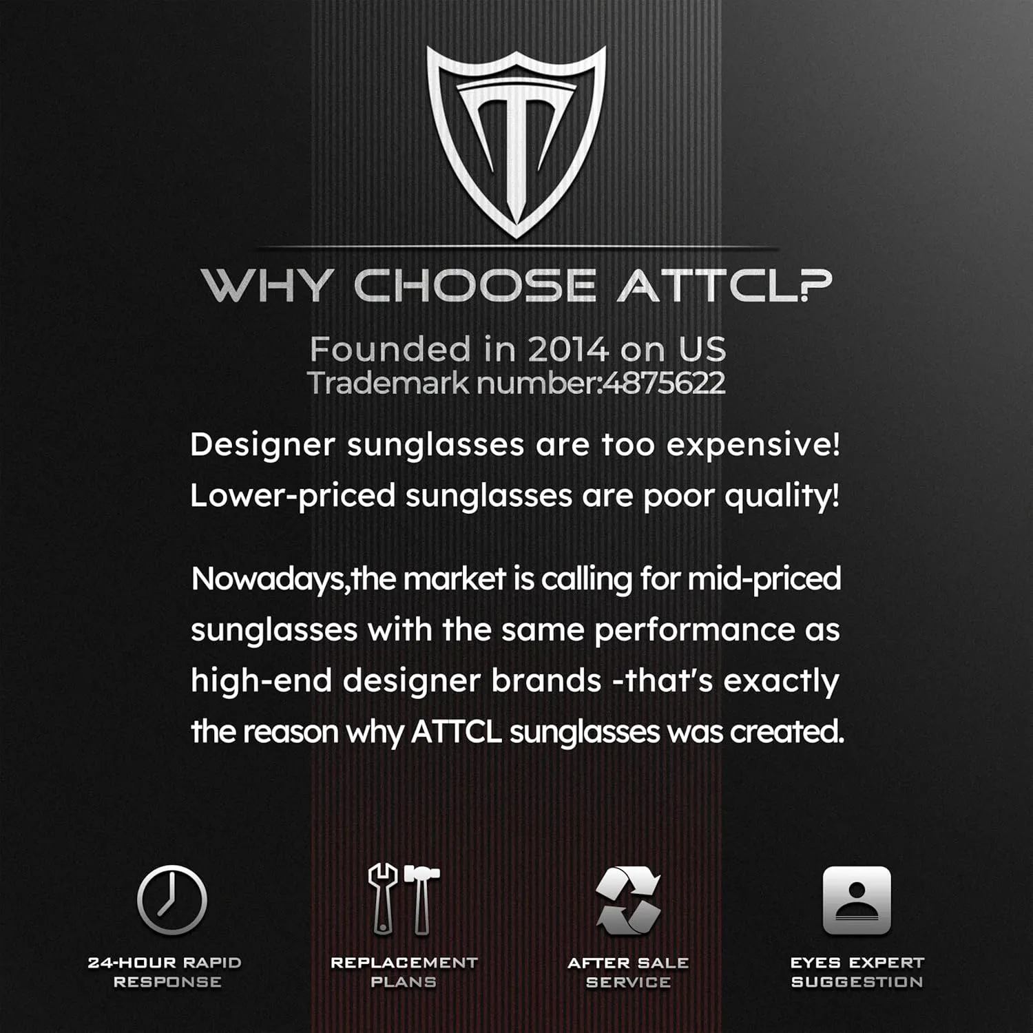 ATTCL Polarized Wrap Sunglasses For Men - Fishing Sports Glasses UV Protection