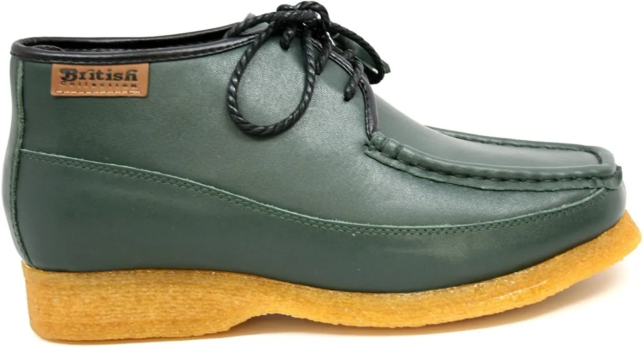 British Collection Men's Knicks Three Quarters Lace-up Leather Shoes