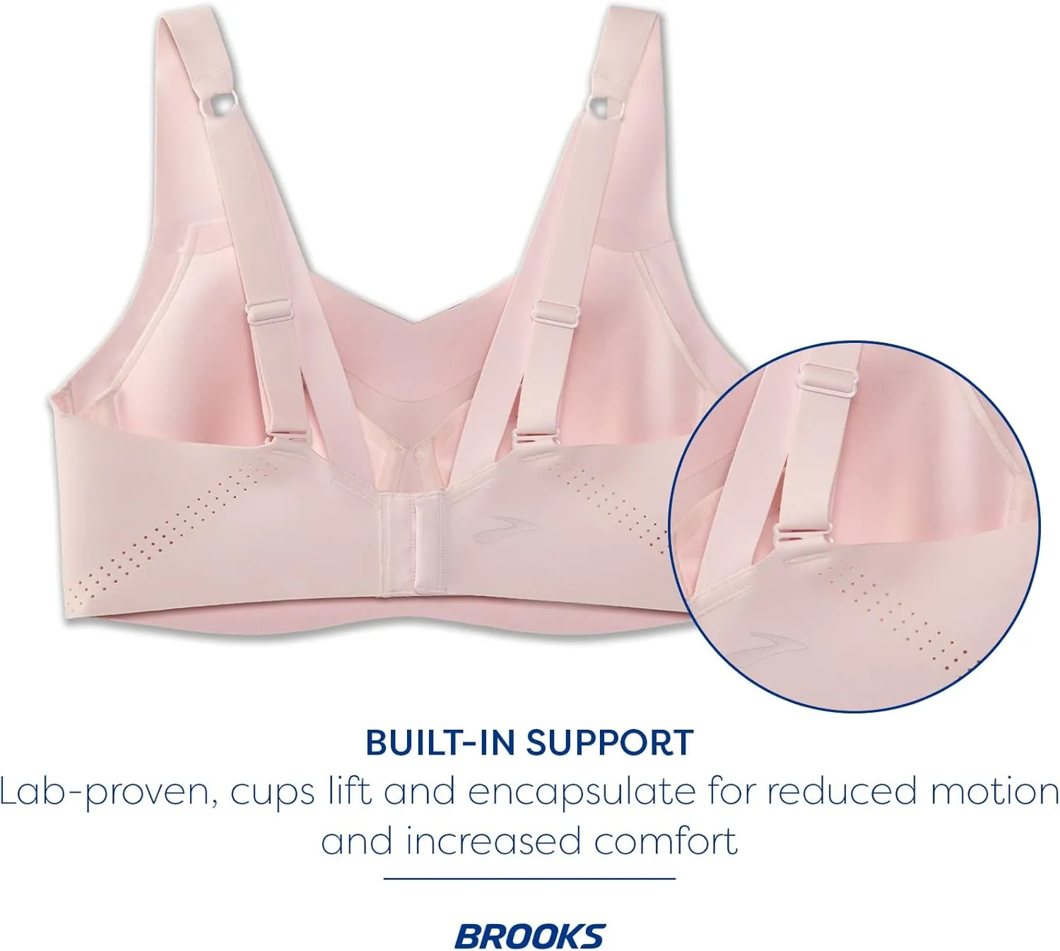Brooks Women's Underwire Sports Bra for High Impact Running, Workouts & Sports with Maximum Support