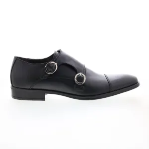 Bruno Magli Lupo MB1LUPA0 Mens Black Oxfords & Lace Ups Monk Strap Shoes
