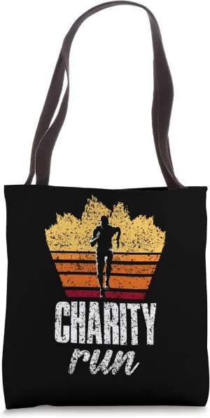 Charity Run Charities Runner Race Non Profit Charity Run Tote Bag