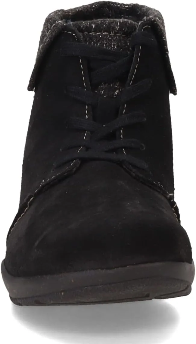 Clarks Womens Roseville Lace Suede Booties