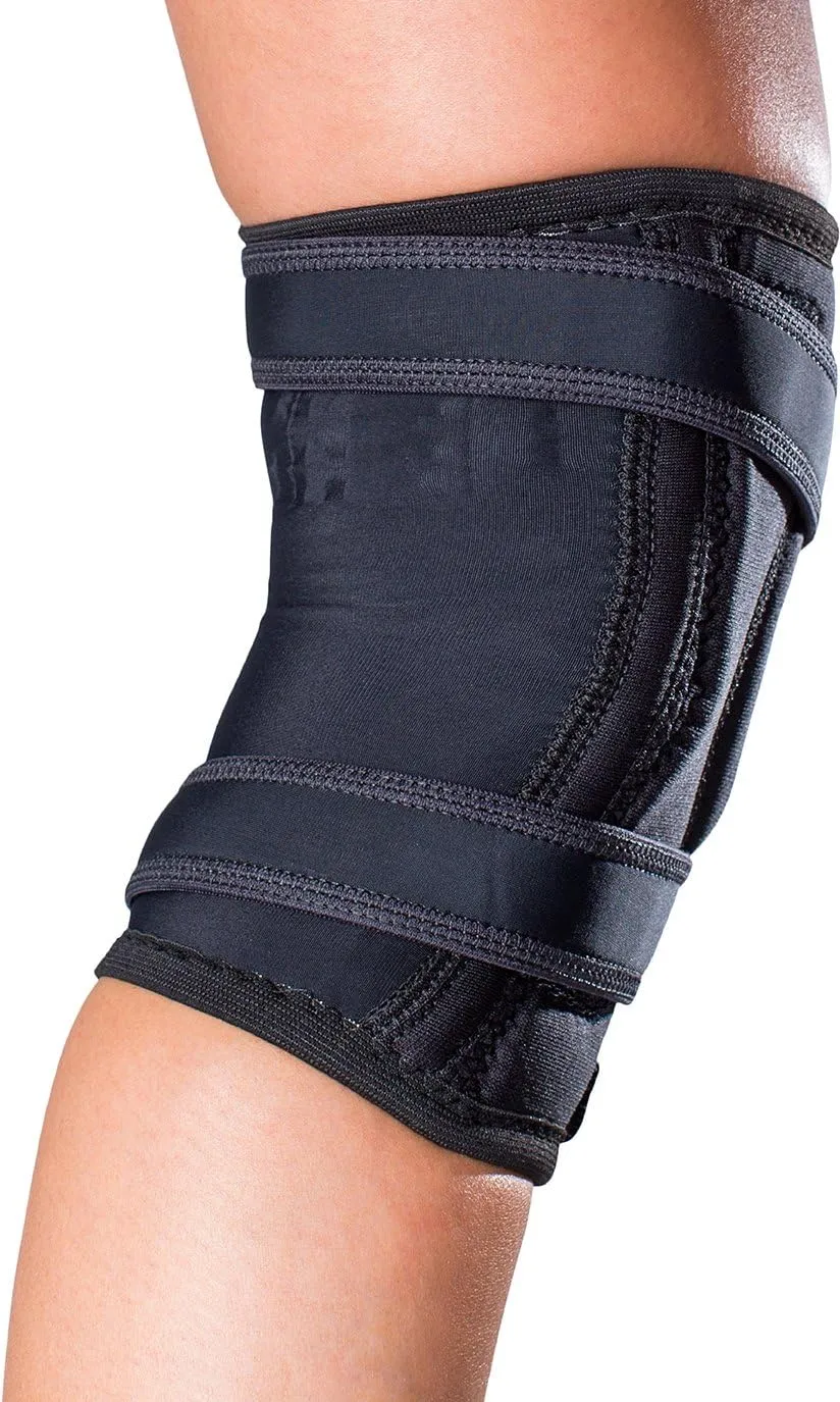 DonJoy Tru-Pull Lite Knee Support Brace: Right Leg, Medium
