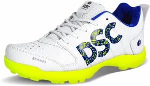 DSC Unisex Cricket Shoes Cricketschuhe, Größe 42, Beamer-Fluro Gelb-Weiß-8