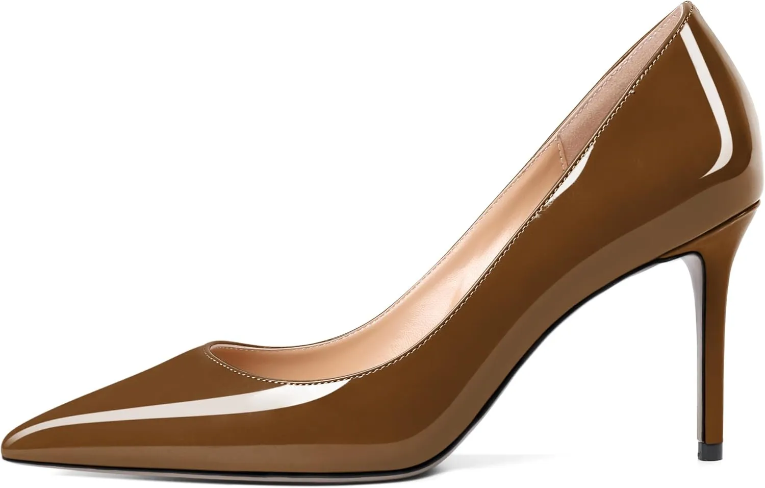 Eldof Women's High Heel Pumps - Classy Pointy Toe Pumps_- Office Wedding Party Event Comfort Heels