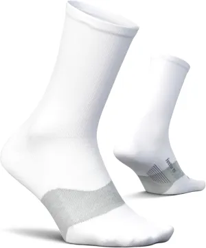 Feetures Elite Ultra Light Cushion Mini Crew Sock - Sport Sock with Targeted Compression - (1 Pair)
