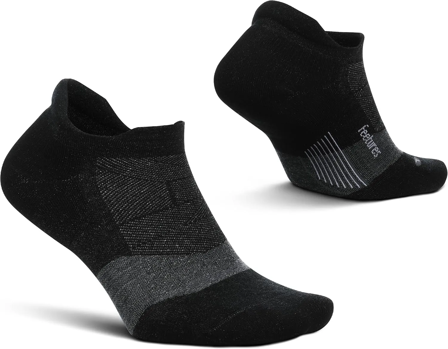 Feetures Merino 10 Max Cushion No Show Tab Ankle Socks - Wool Socks for Women & Men - (1 Pair)