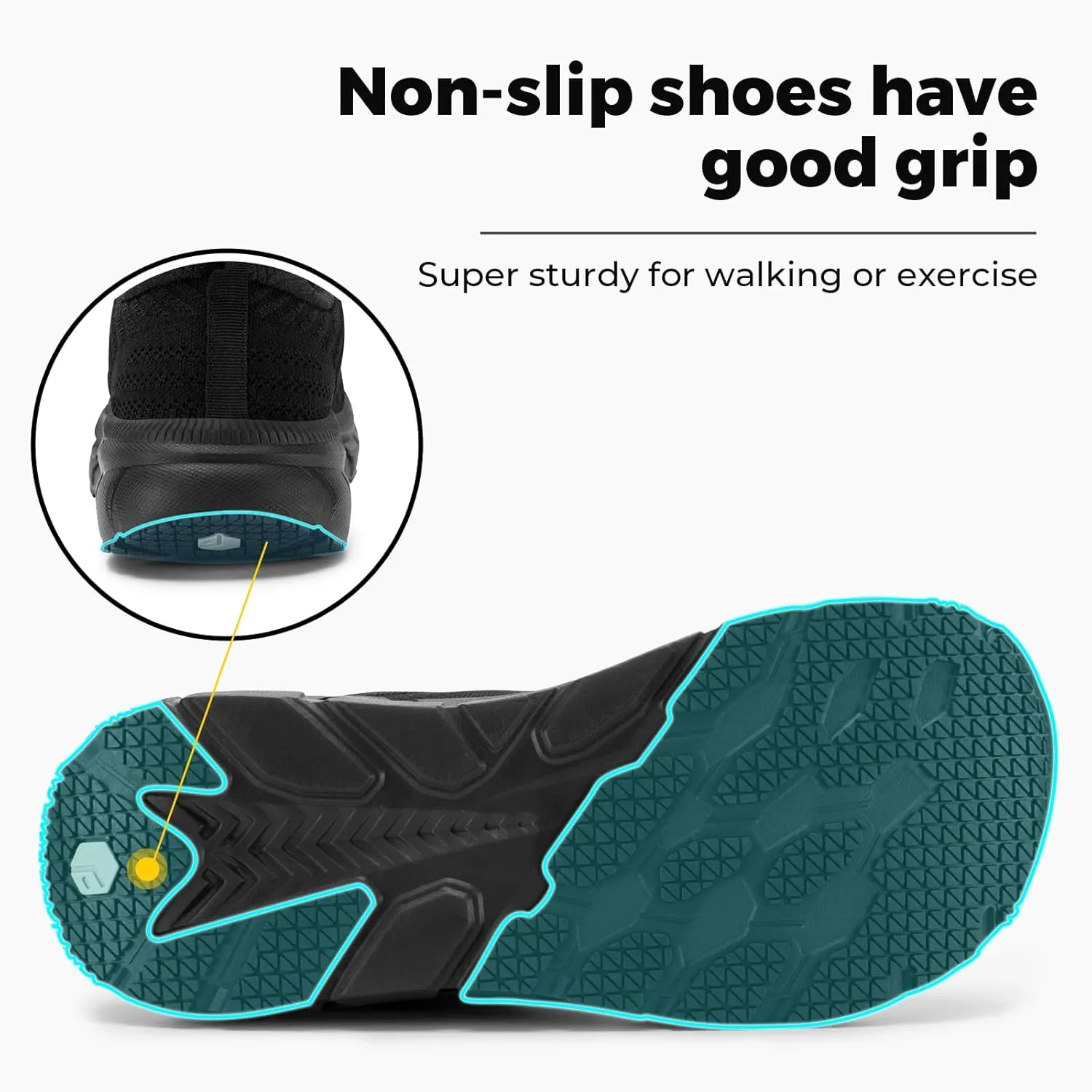 FitVille Wide Toe Box Shoes for Men Cushioned Well Running Walking Shoes for Men Wide for Swollen Feet Comfortable Lightweight