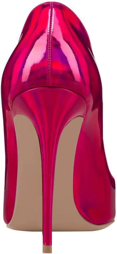 FSJ Women Classic Pointed Toe High Heels Sexy Stiletto Pumps Office Lady Casual Dress Party Prom Shoes Size 4-15 US