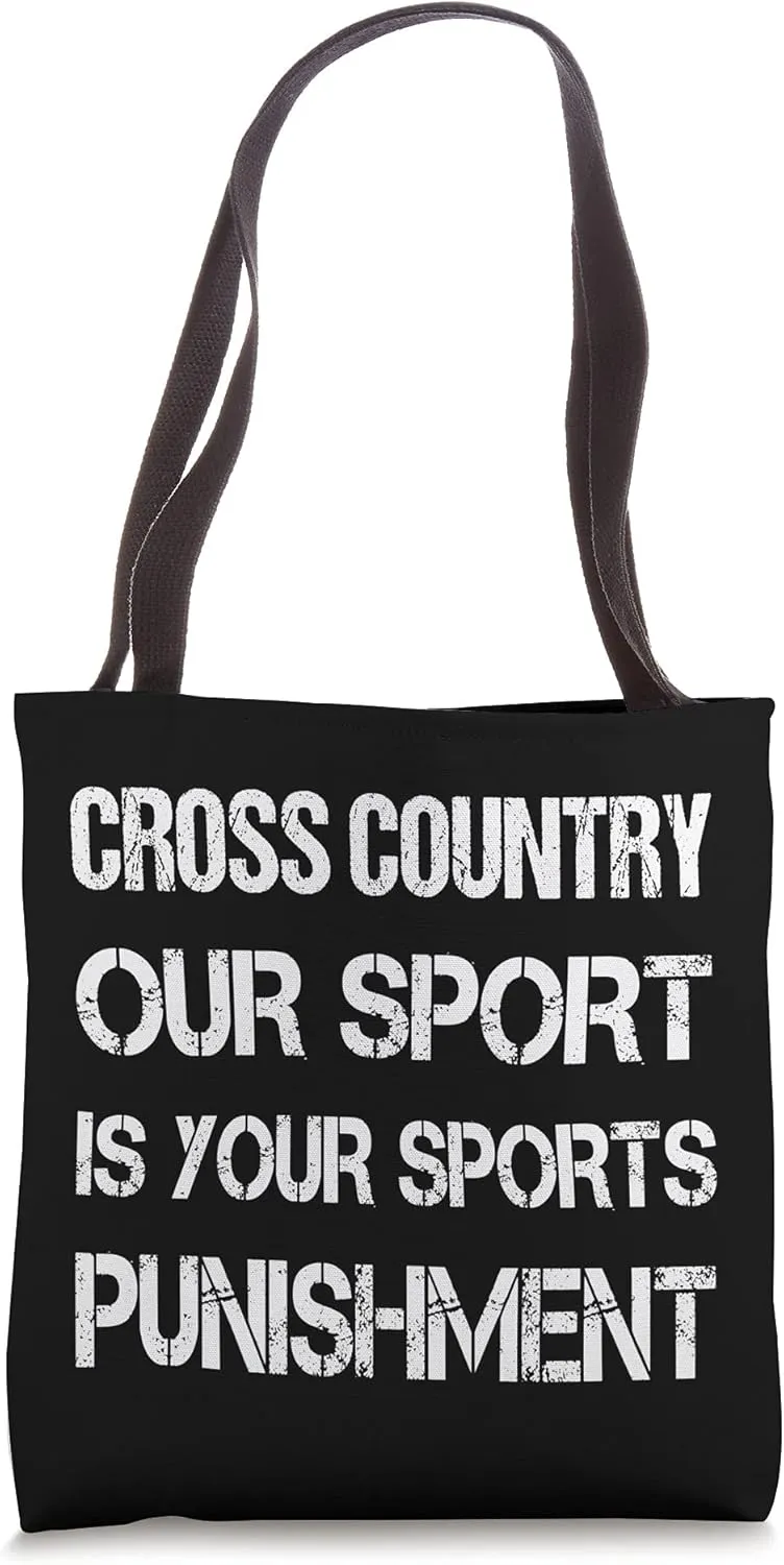 Funny Cross Country Running Punishment Tote Bag