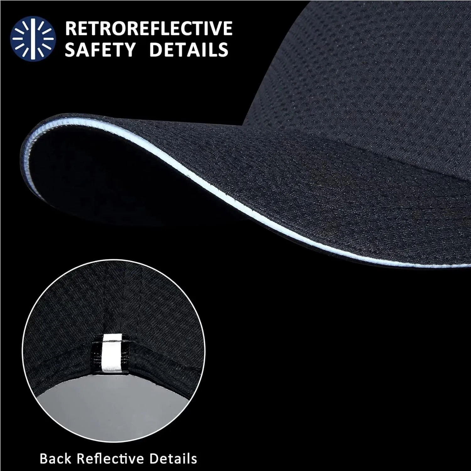 GADIEMKENSD Women's Race Day Running Cap Performance Mesh Hat - Excellent Ventilation, Lightweight, Reflective Safety
