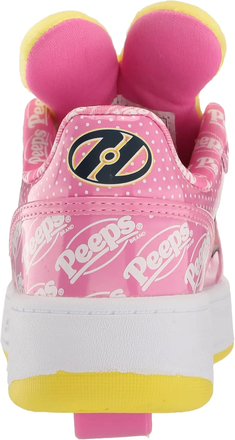 HEELYS Women's Rezerve Low Peeps (Little Big Kid) Wheeled Heel Shoe
