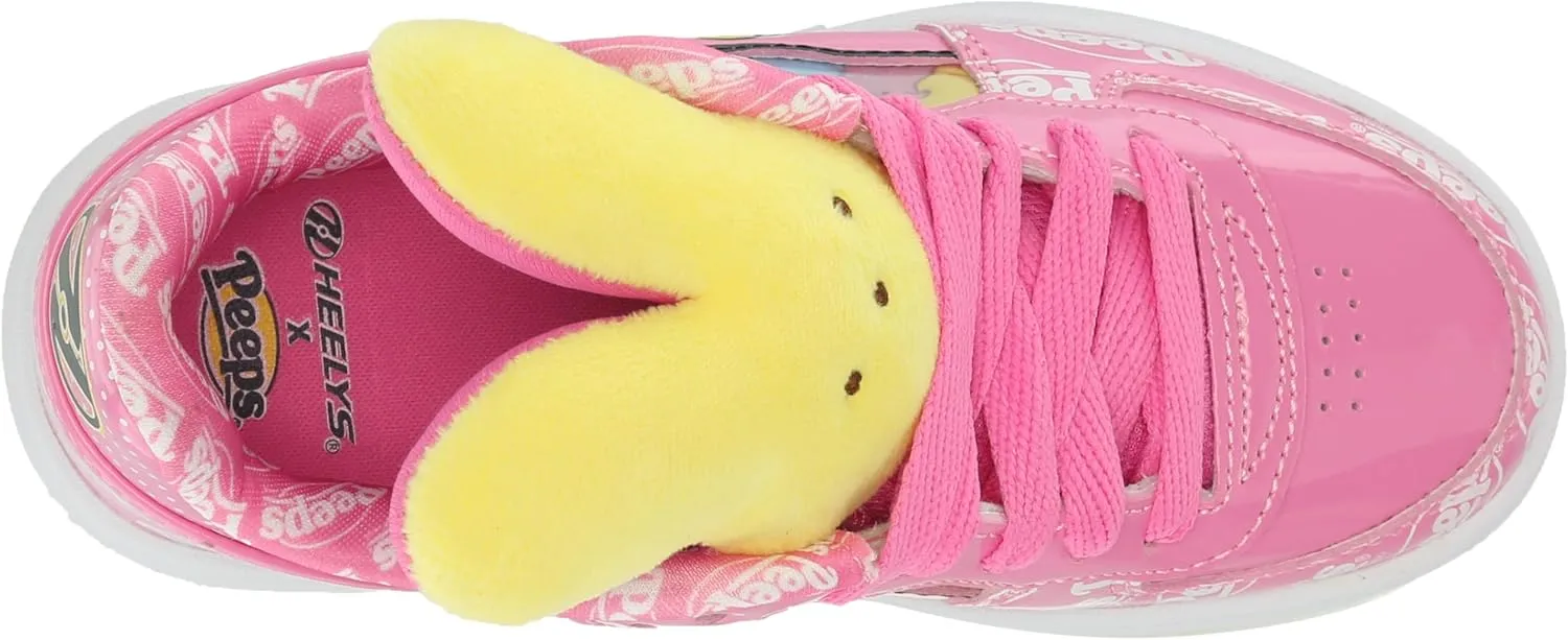 HEELYS Women's Rezerve Low Peeps (Little Big Kid) Wheeled Heel Shoe