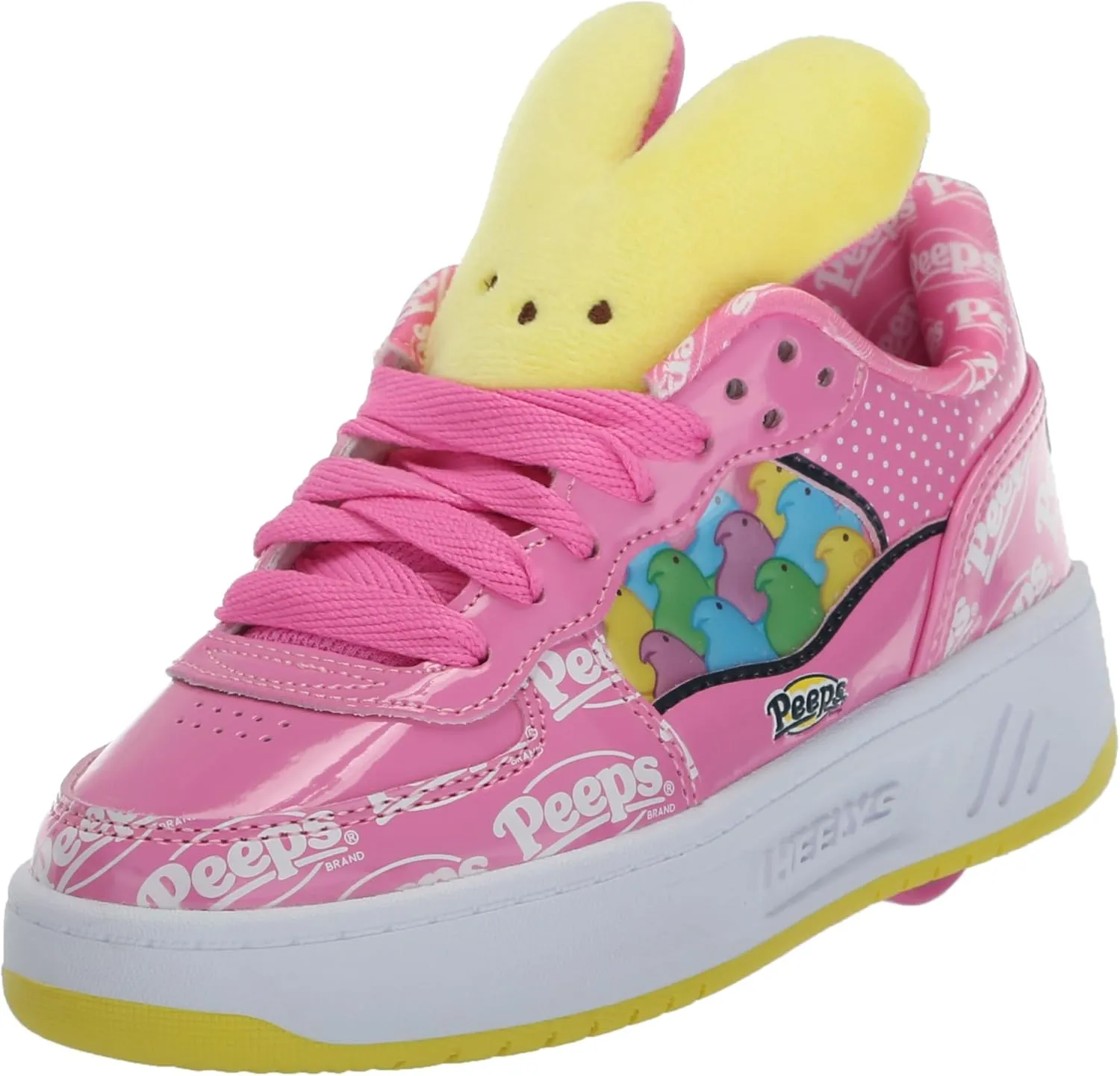 HEELYS Women's Rezerve Low Peeps (Little Big Kid) Wheeled Heel Shoe