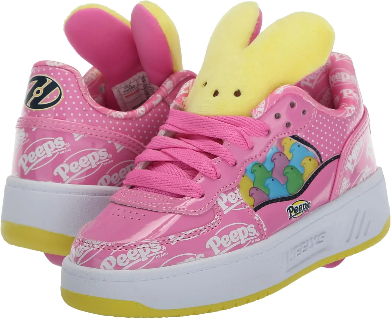 HEELYS Women's Rezerve Low Peeps (Little Big Kid) Wheeled Heel Shoe