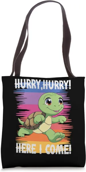 Hurry, hurry! Turtle Sport Jogging Tote Bag
