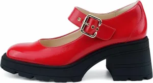 JENN ARDOR Women's Pumps Low Platform Heel Dress Shoes for Women Chunky Mary Jane Pumps Gothic Work Shoes Oxfords