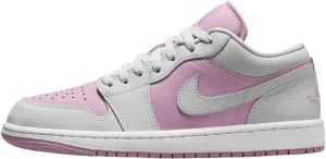 Jordan Women's 1 Low Orchid/Neutral Grey-White (DC0774 510) - 10