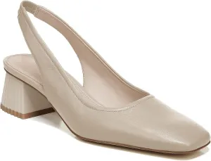 Juliet Holy Women's Slingback Low Chunky Heels Pumps Closed Square Toe Block Heel Slip On Party Dress Work Shoes