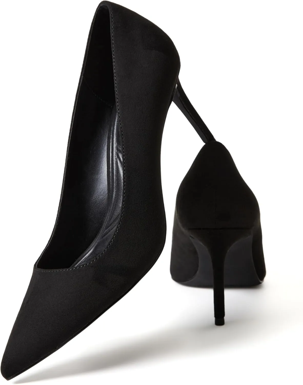 JustFab Women's 2.75 Inch Pumps Pointy Tip Wedding Dress Shoes Stiletto Pumps for Women