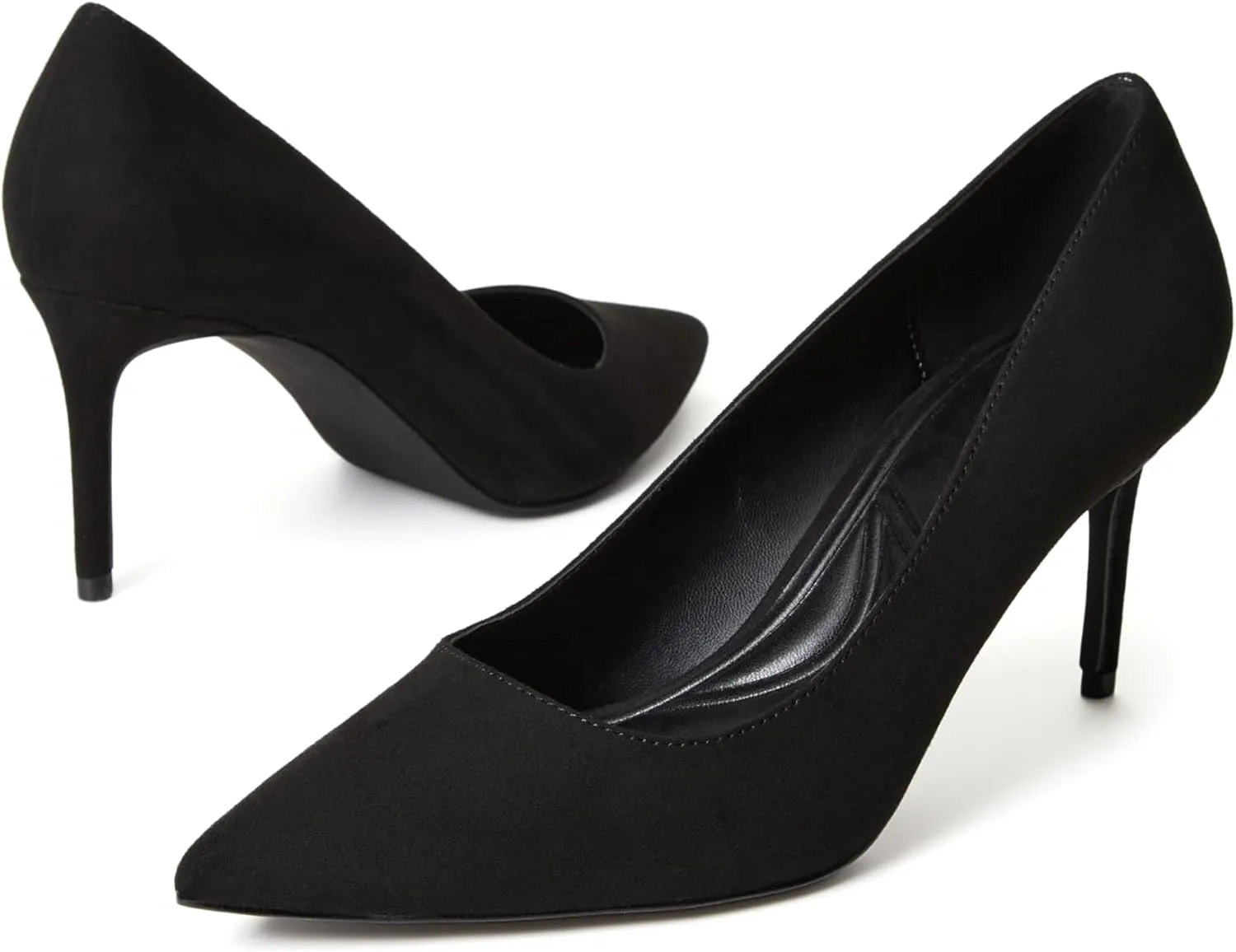 JustFab Women's 2.75 Inch Pumps Pointy Tip Wedding Dress Shoes Stiletto Pumps for Women