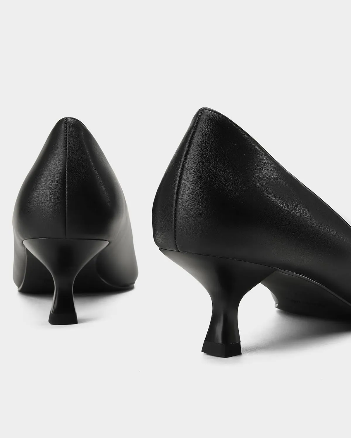 Kitten Heels for Women Pumps Closed Pointed Toe Heels 2 in Low Heels Comfy Formal Work Pumps