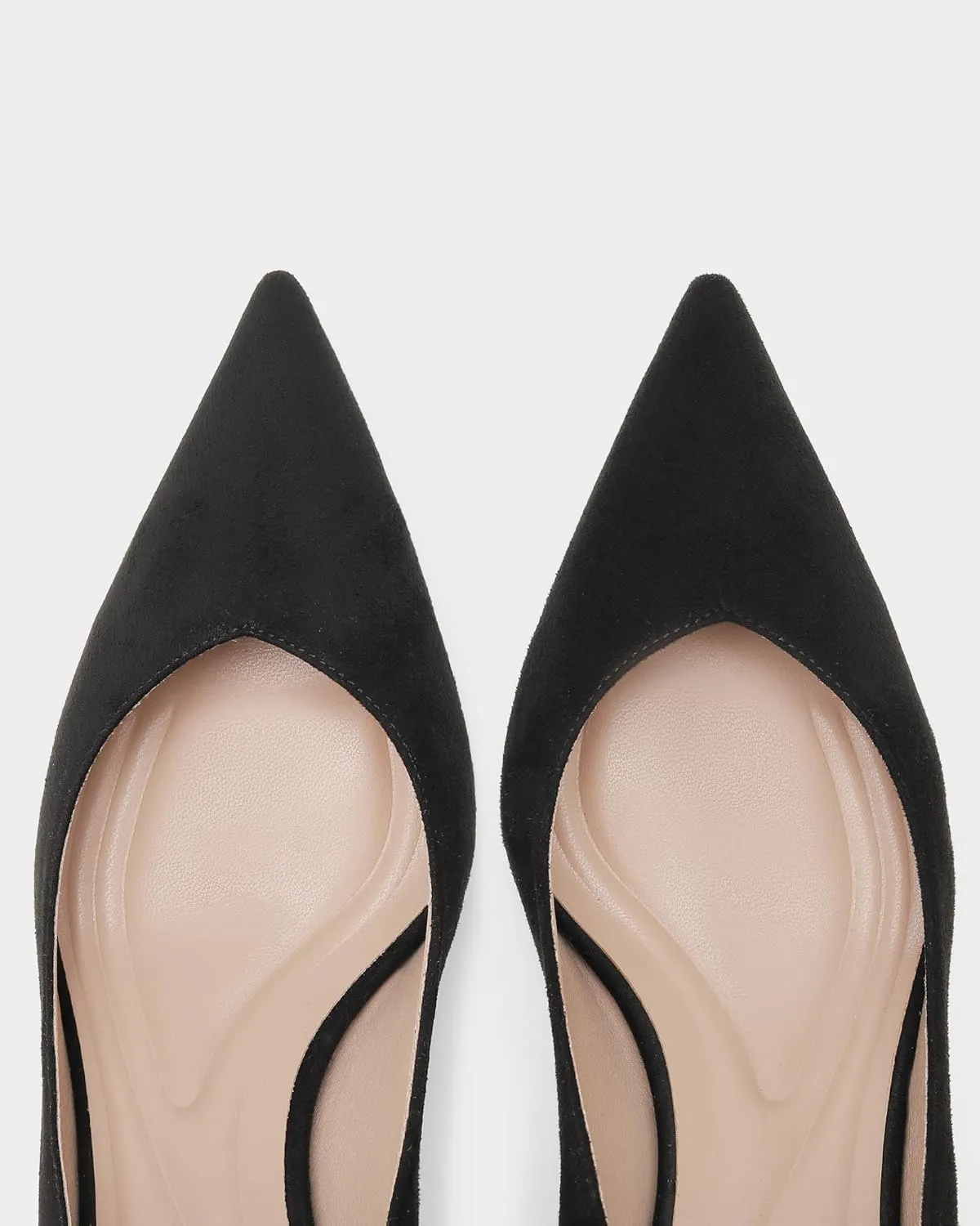 Kitten Heels for Women Pumps Closed Pointed Toe Heels 2 in Low Heels Comfy Formal Work Pumps