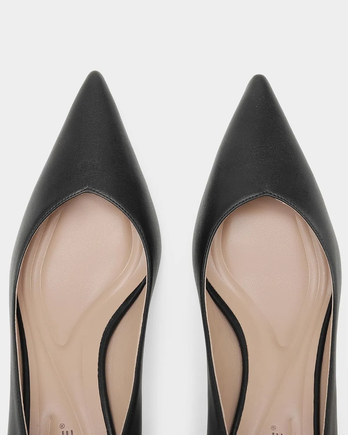 Kitten Heels for Women Pumps Closed Pointed Toe Heels 2 in Low Heels Comfy Formal Work Pumps