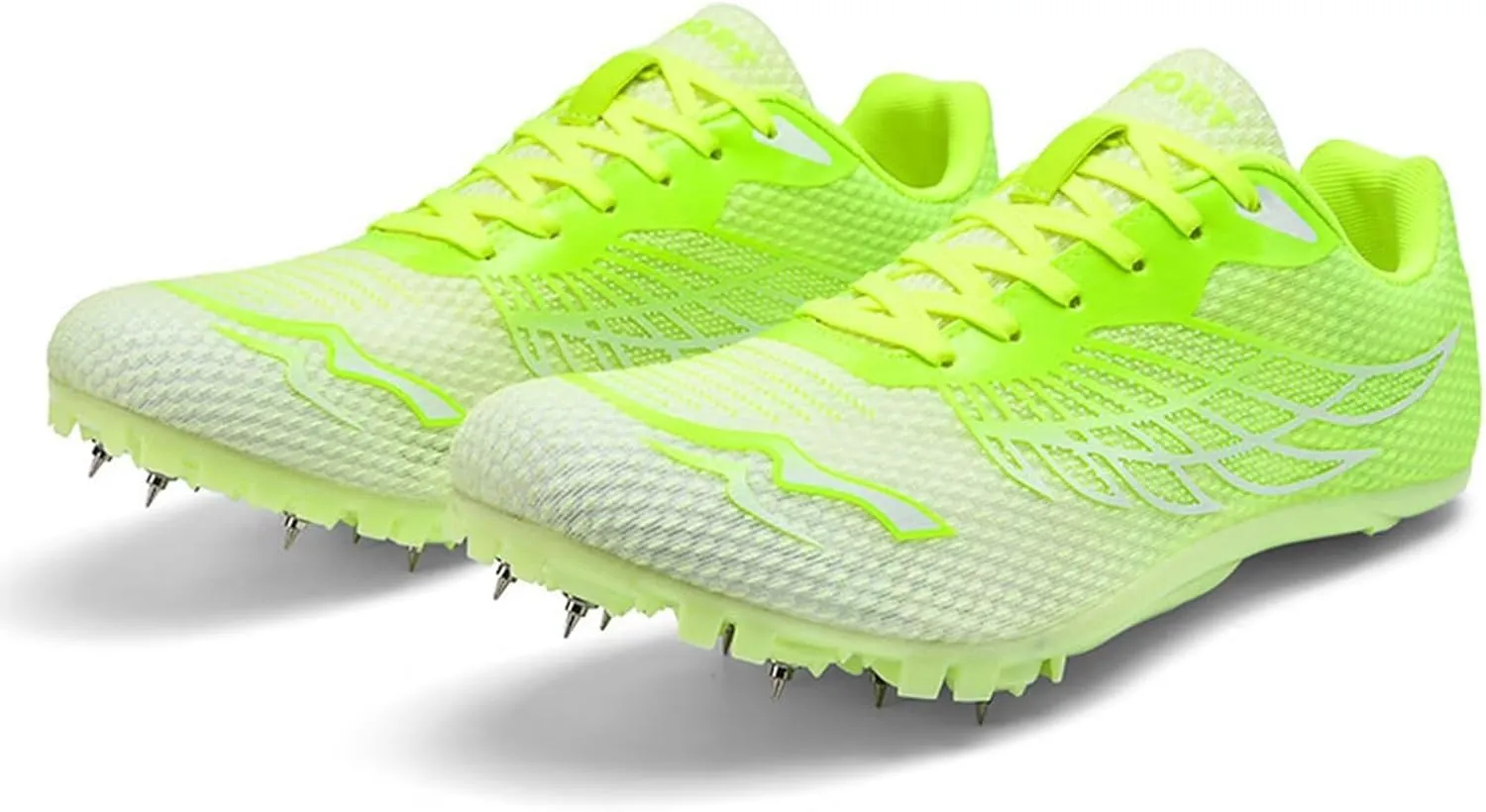 Men Women Track and Field Nail Shoes Youth Professional Training Competition Athletics 8 Nails Spikes Sprint Sport Sneakers Breathable Mesh Sprint & Jumping Athletic Shoes