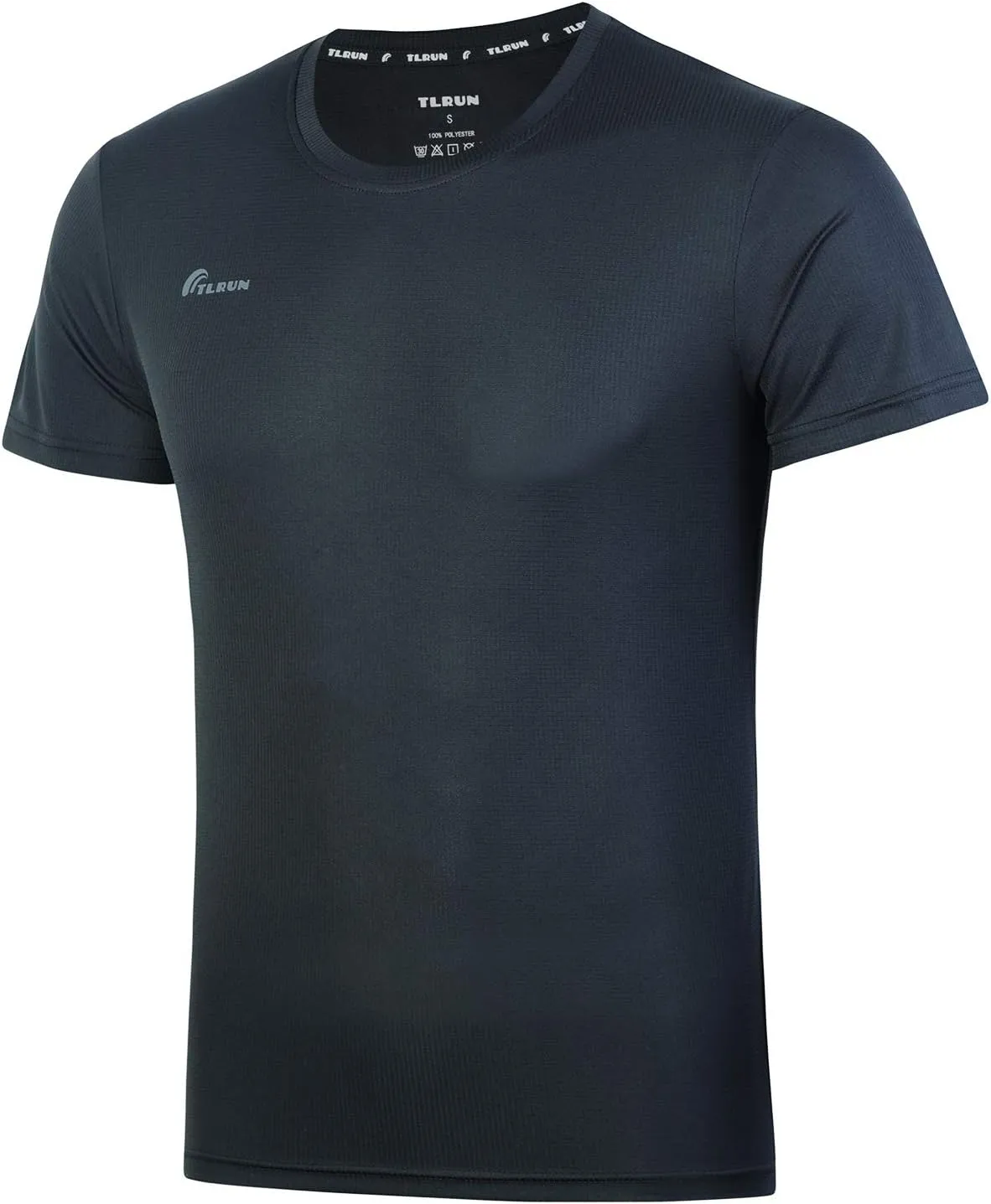 Men's Ultra Lightweight Running Shirts, Dry Fit Marathon Top Tee, Cool Short Sleeve Athletic T-Shirts