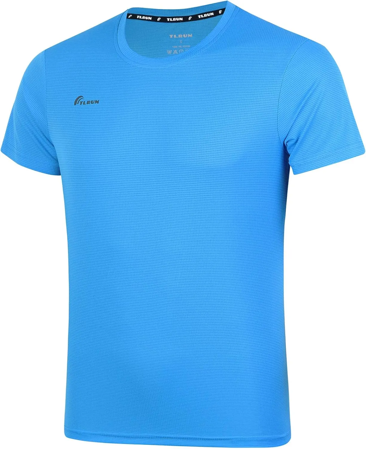 Men's Ultra Lightweight Running Shirts, Dry Fit Marathon Top Tee, Cool Short Sleeve Athletic T-Shirts