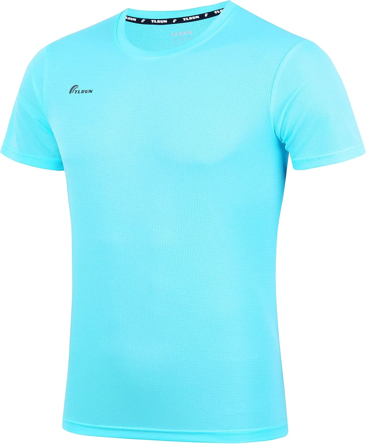 Men's Ultra Lightweight Running Shirts, Dry Fit Marathon Top Tee, Cool Short Sleeve Athletic T-Shirts