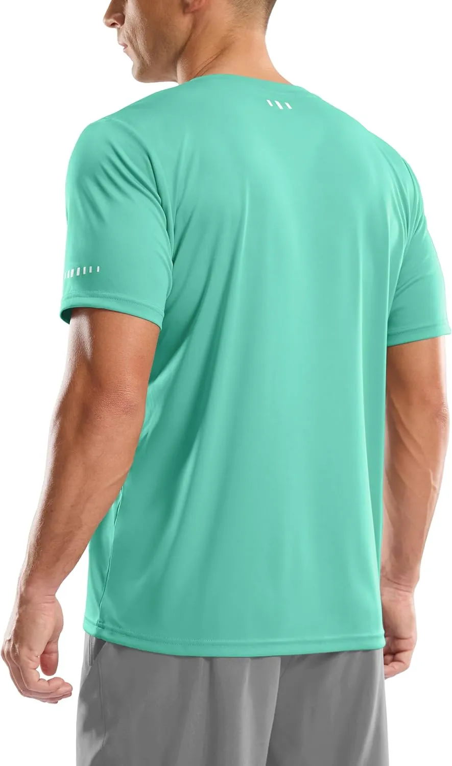 Men's UPF 50  Sun Protection Dry Fit Workout T-Shirts Rash Guard Swim Shirts Moisture Wicking Tee for Athletic, Beach, Hiking