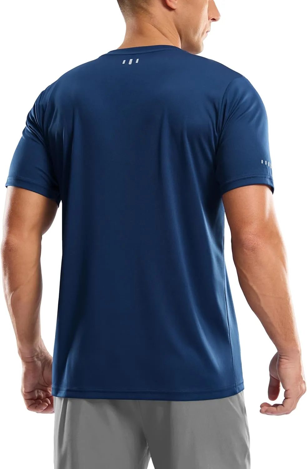 Men's UPF 50  Sun Protection Dry Fit Workout T-Shirts Rash Guard Swim Shirts Moisture Wicking Tee for Athletic, Beach, Hiking