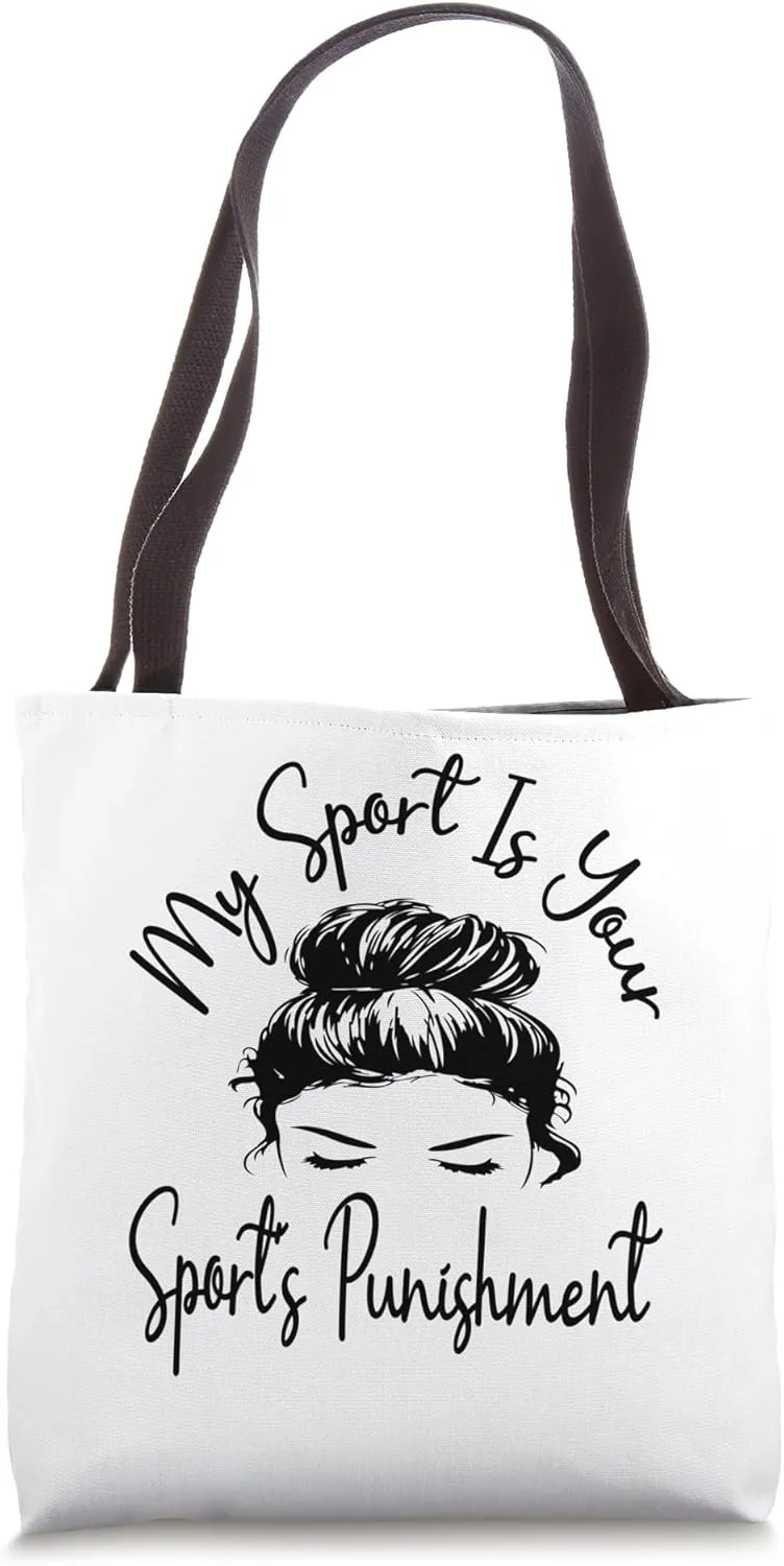 My Sport Is Your Sport's Punishment Cardio Running Lover Tote Bag