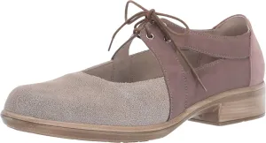 NAOT Footwear Women's Lace-up Alisio Shoe Speckled Beige Lthr/Shiitake Nubuck/Mauve Nubuck 5-5.5 M US