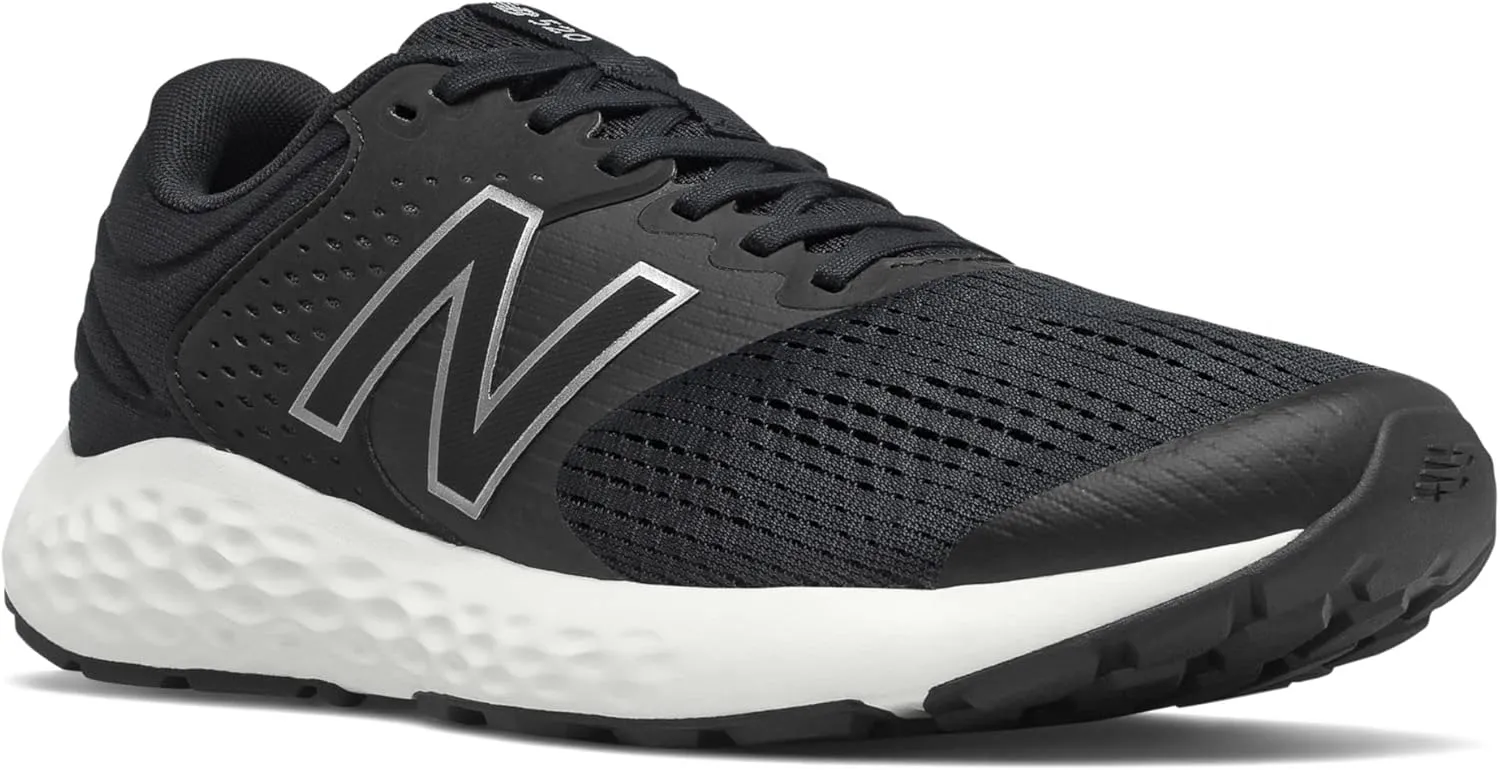 New Balance Men's 520 V7 Running Shoe, Black, 14 UK Wide