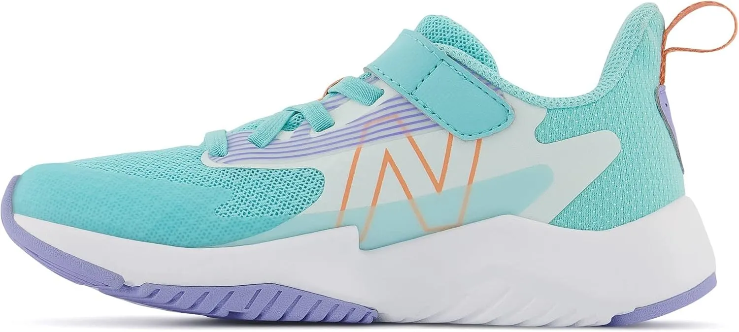 New Balance Unisex-Child Rave Run V2 Bungee Lace with Top Strap Shoe