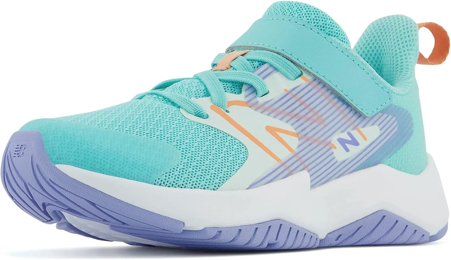 New Balance Unisex-Child Rave Run V2 Bungee Lace with Top Strap Shoe