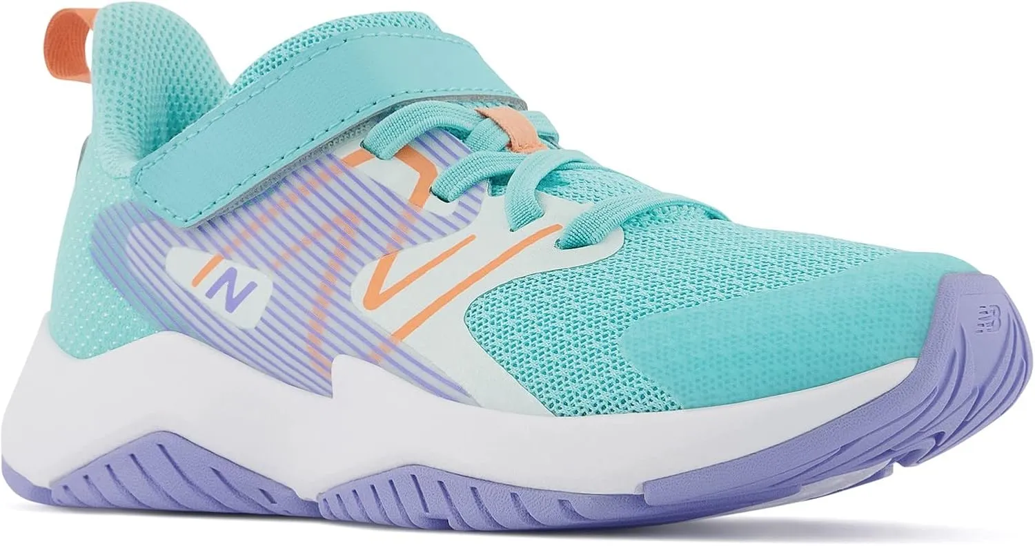 New Balance Unisex-Child Rave Run V2 Bungee Lace with Top Strap Shoe