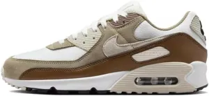 Nike Air Max 90 Men's Shoes (DM0029-109, Summit White/Khaki/Light Orewood Brown/Black) Size 7.5