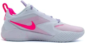 Nike HyperAce 3 SE Volleyball Shoes (HF3239-100, White/Mint Foam/Violet Mist/Hyper Pink) Size 7