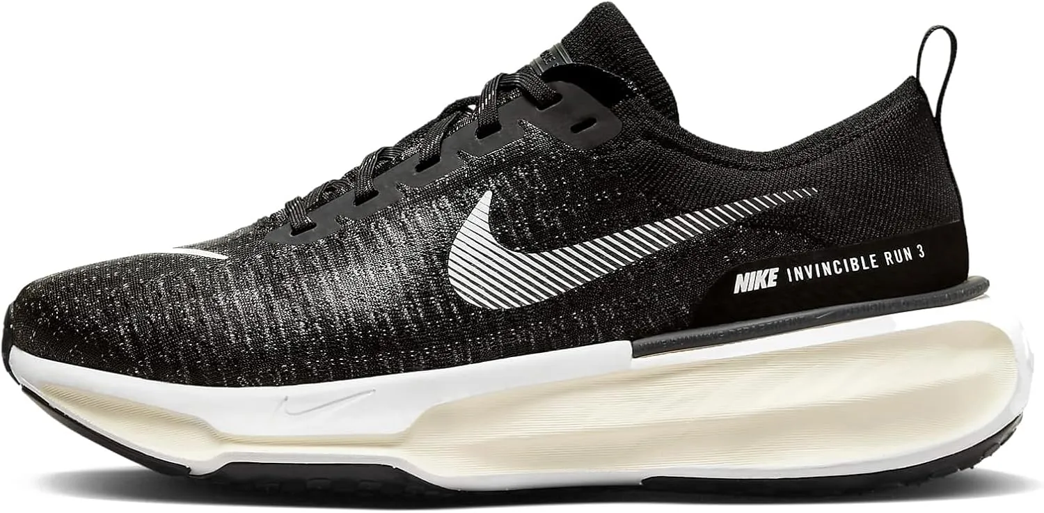 Nike Invincible 3 Men's Road Running Shoes (Extra Wide) (FN1187-001, Black/Coconut Milk/Bright Crimson) Size 10