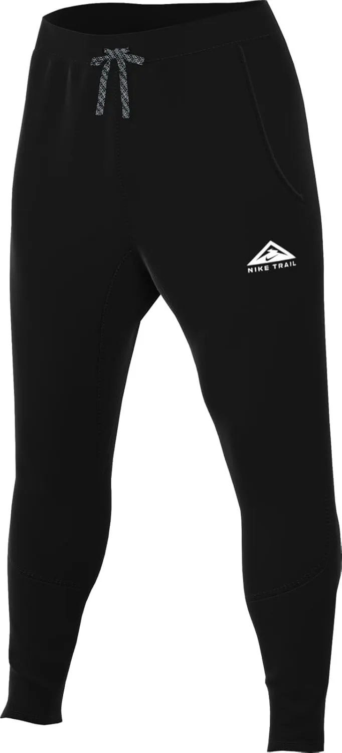 Nike Trail Dawn Range Men's Dri-FIT Running Pants (Black/Black/White, DX0855-010) Size Small