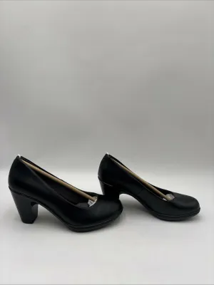 NWOB Eurosoft Women’s Vella Pumps Heeled Block Black Size 6M/37