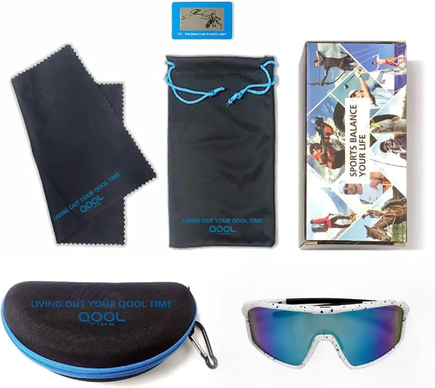 Polarized Cycling Sunglasses for Women and Men, Golfing Running Volleyball MTB and Outdoor sports