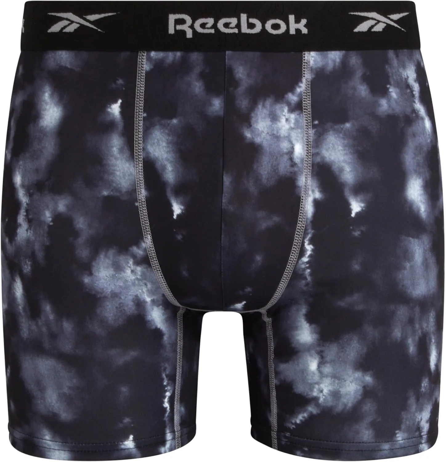 Rebook Mens Boxer Briefs - 4 Pack Moisture Wicking Stretch Performance Mens Underwear Boxers with Contour Pouch (Sizes: S-XL)