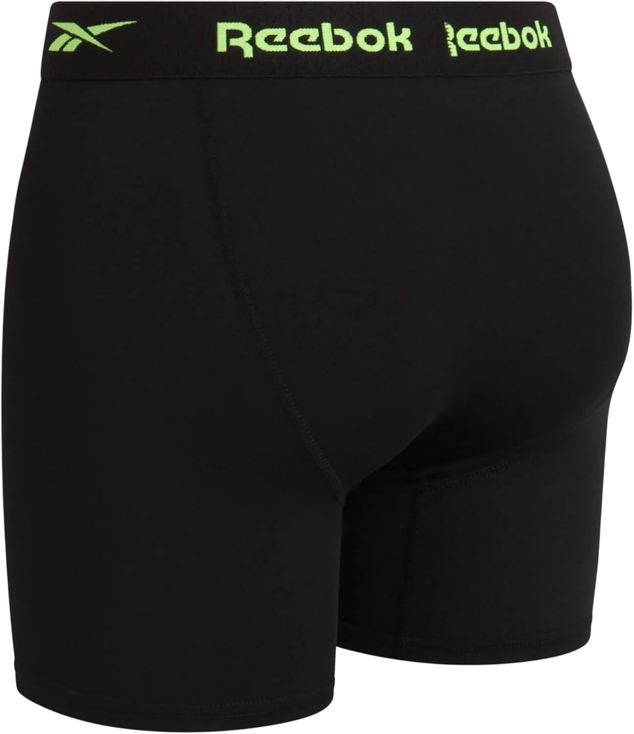 Rebook Mens Boxer Briefs - 4 Pack Moisture Wicking Stretch Performance Mens Underwear Boxers with Contour Pouch (Sizes: S-XL)