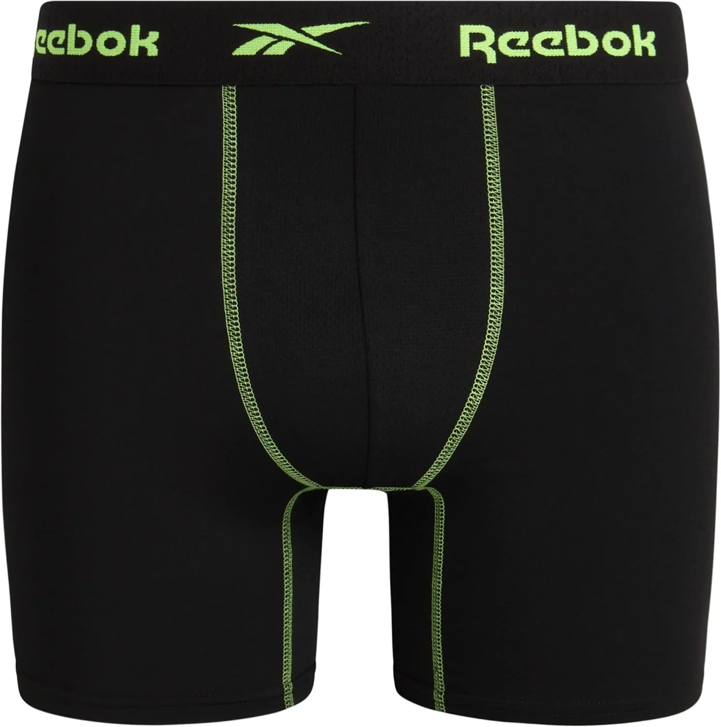 Rebook Mens Boxer Briefs - 4 Pack Moisture Wicking Stretch Performance Mens Underwear Boxers with Contour Pouch (Sizes: S-XL)